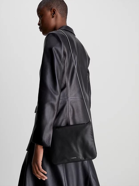 Luxusní Puffed Xbody crossbody, Černá barva, OS