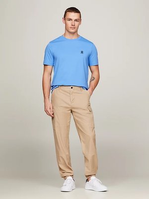 Monogram triko – Tommy Hilfiger, Modrá barva Muži