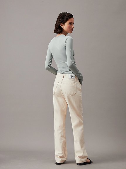 Módní Modal Detail triko, Šedá barva, 2024