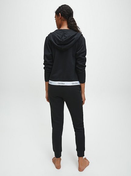 Módní Mikina Modern Cotton, Černá barva, BASIC