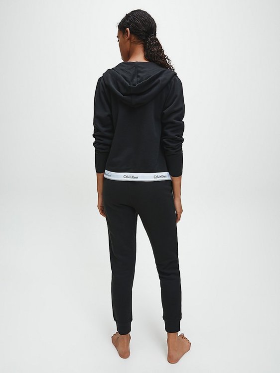 Módní Mikina Modern Cotton, Černá barva, BASIC