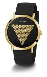 Hodinky Imprint Černá, Zlatá barva Muži