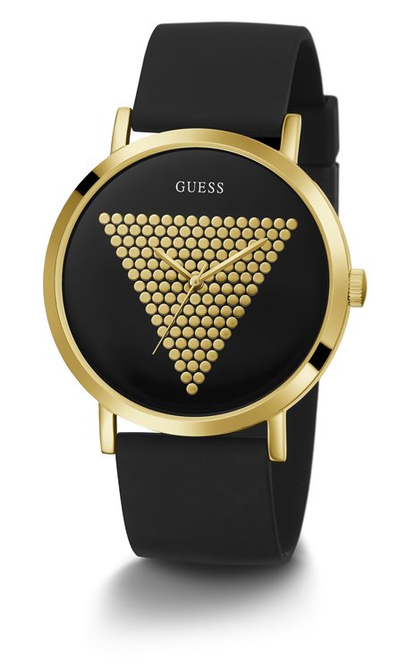 Hodinky Imprint Černá, Zlatá barva Muži