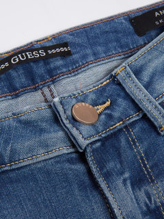 Annette skinny fit džíny Modrá barva Ženy