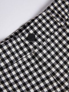 Módní Zoe kalhoty, Bílá, Černá barva, 2022 2