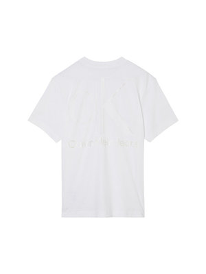 High shine tričko – Calvin Klein Jeans, Bílá barva Muži