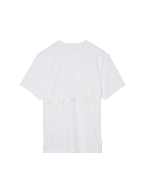 High shine tričko – Calvin Klein Jeans, Bílá barva Muži