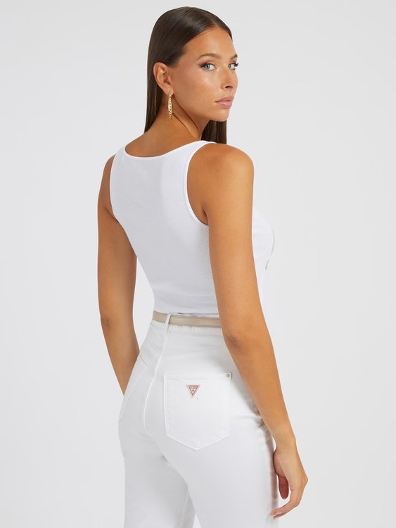 Hegle top – GUESS, Bílá barva Ženy