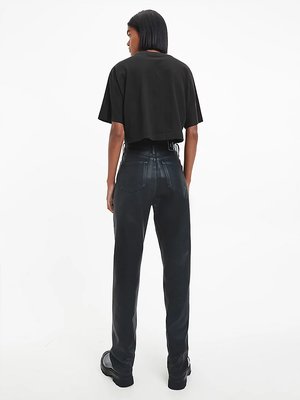 Shiny triko – Calvin Klein Jeans, Černá barva Ženy