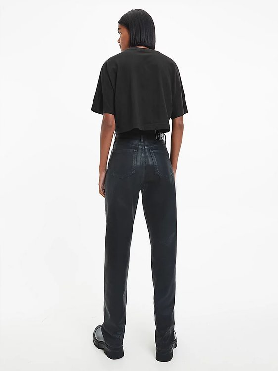 Shiny triko – Calvin Klein Jeans, Černá barva Ženy