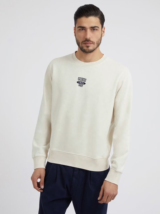 GUESS – Ustin mikina, Krémová barva