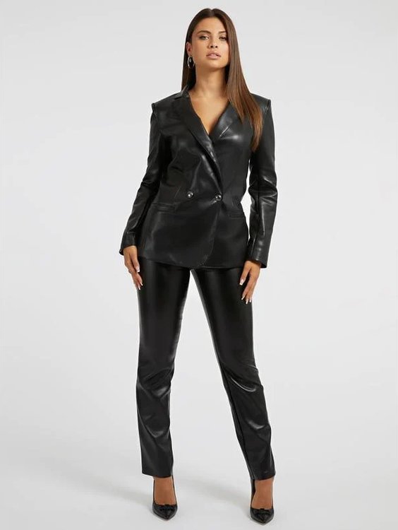 Módní New Emelie sako, Černá barva, 2023