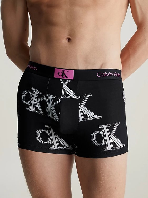 CK 96 Cotton boxery – Calvin Klein Underwear, Černá barva Muži