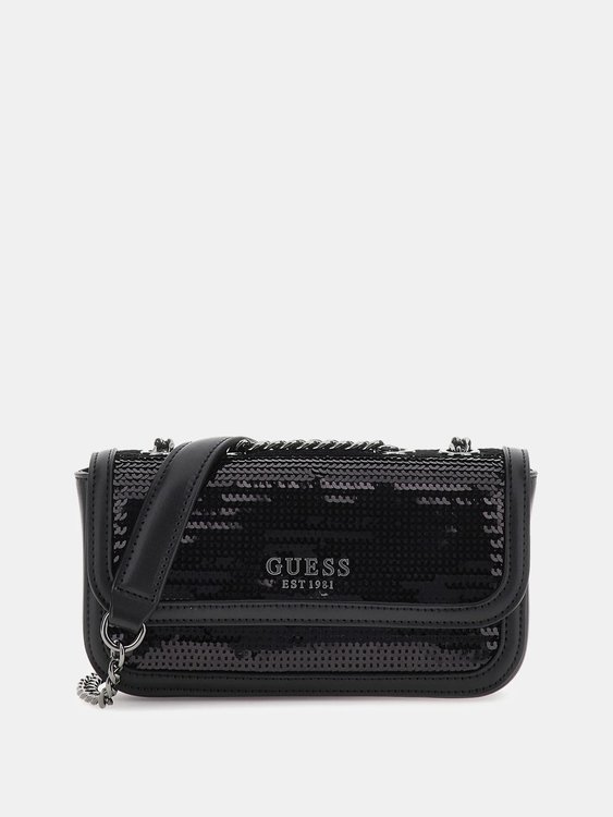 GUESS – Kaska Mini crossbody, Černá barva