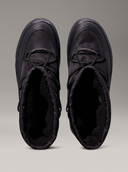 Módní Vulc Flatform sněhule, Černá barva, 2024