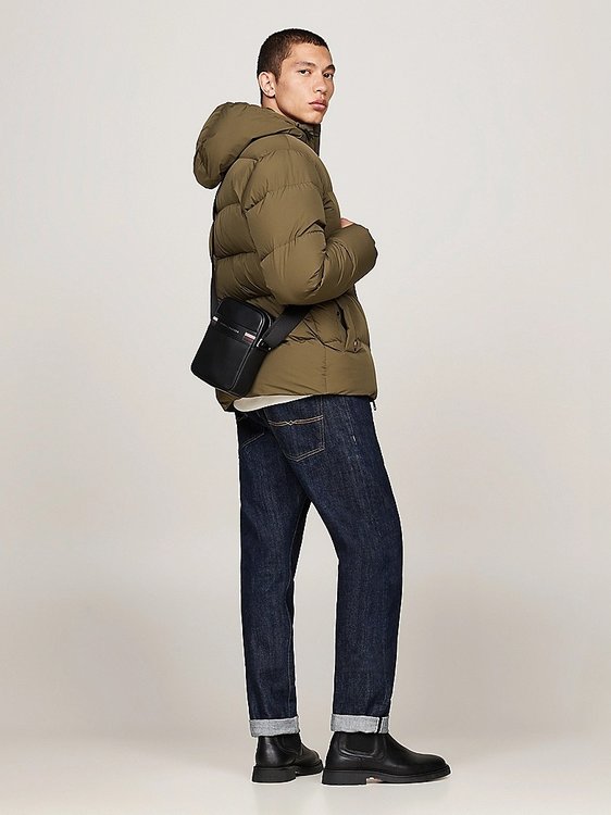 TH Corp Texture crossbody Černá barva Muži