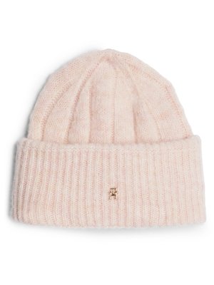 Tommy Hilfiger – TH Timeless Beani čepice, Růžová barva