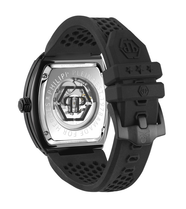 THE $KELETON hodinky – Philipp Plein, Černá barva Muži