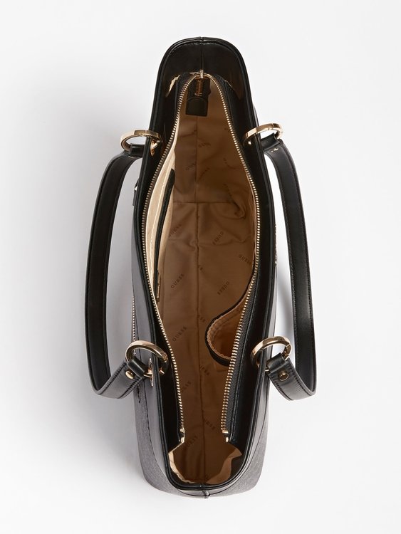 Guess – Noelle kabelka, Černá, Šedá barva 1