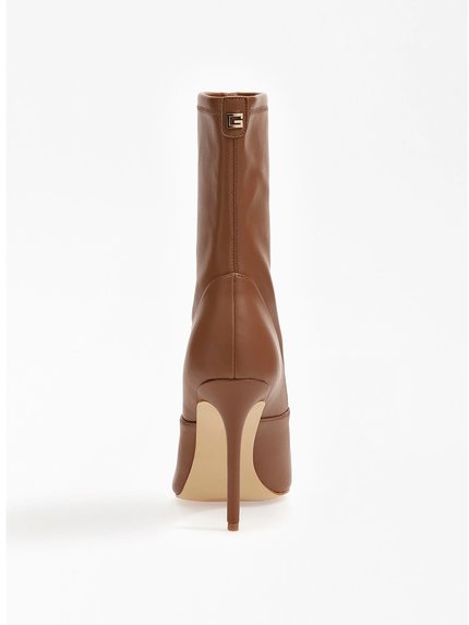 Módní Semmi kozačky, Hnědá barva, 2022