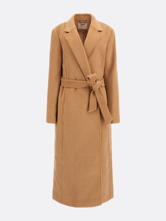 Luxusní Diamante kabát, Béžová, Hnědá barva, XS, S, M, L