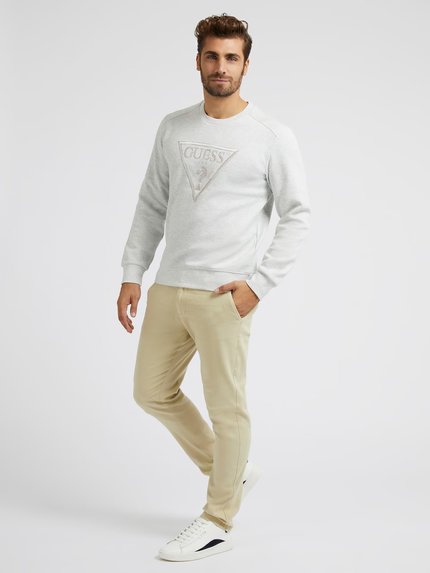 Módní Vil mikina, Šedá barva, 2023