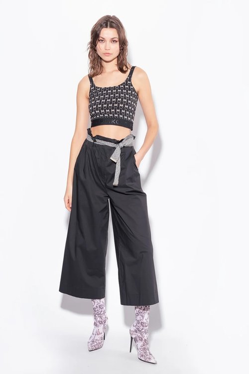 Luxusní Baldanzoso top, Černá barva, XS