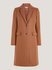 Hnědá barva, Wool Blend Classic kabát