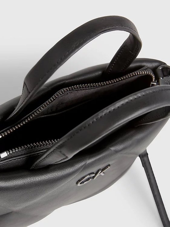 Lock Quilt kabelka Černá barva Ženy