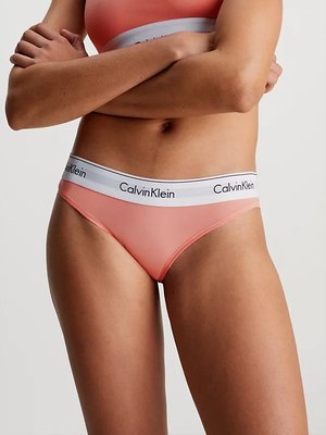 Modern Cotton bikiny – Calvin Klein Underwear, Korálová červená, Oranžová barva Ženy