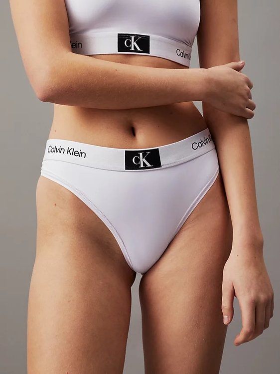 1996 Micro tanga Bílá barva Ženy