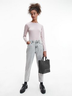 Scuplted pebble kabelka Černá barva Ženy