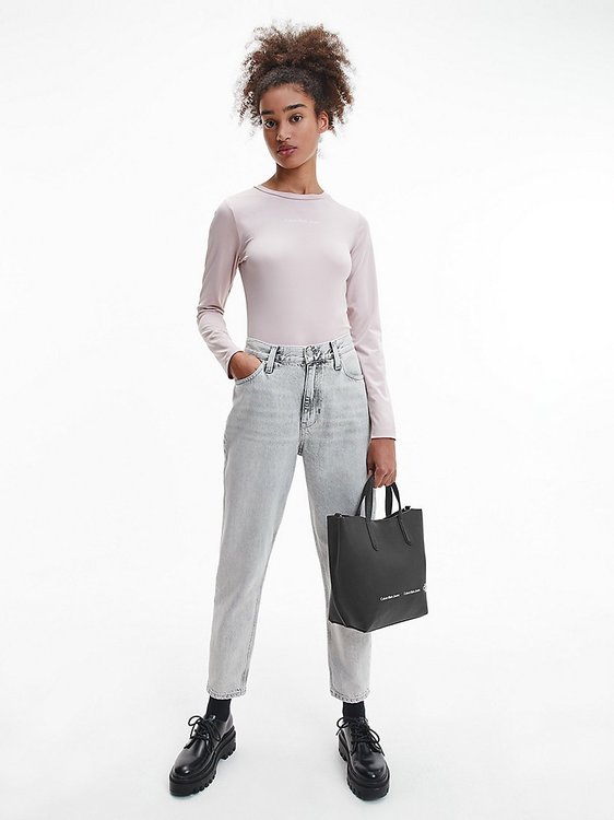 Scuplted pebble kabelka Černá barva Ženy