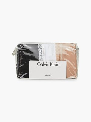 000QD3804E-FIY kalhotky Bikiny 3pk – Calvin Klein Underwear Ženy