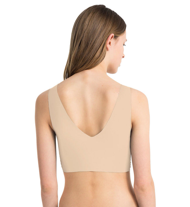 Podprsenka Invisibles – Calvin Klein Underwear, Béžová barva Ženy