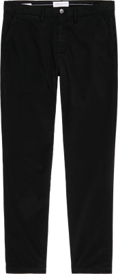 Washed Slim Fit kalhoty Černá barva Muži, Muži, Muži, Muži, Muži, Muži