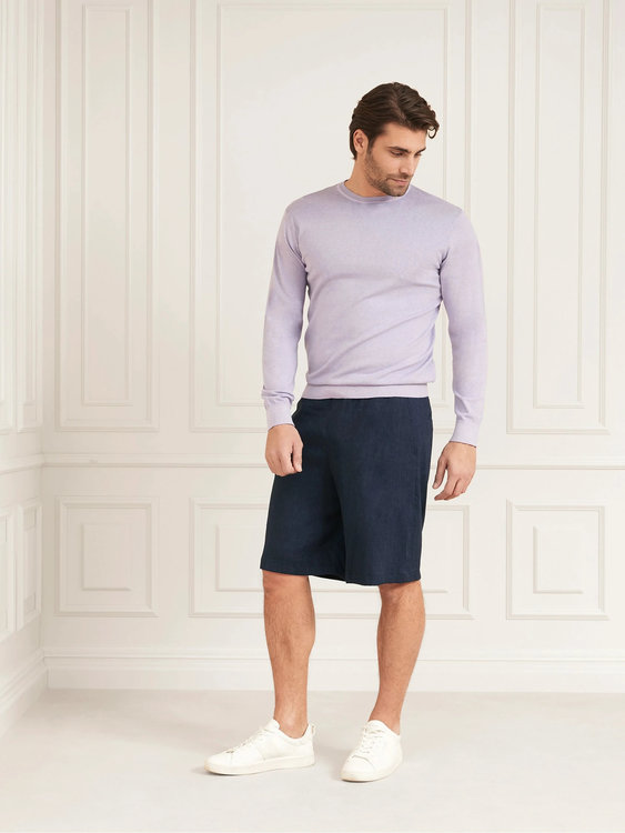 Luxusní Bermud kraťasy, Modrá, Navy barva, 48, 50, 52, 54