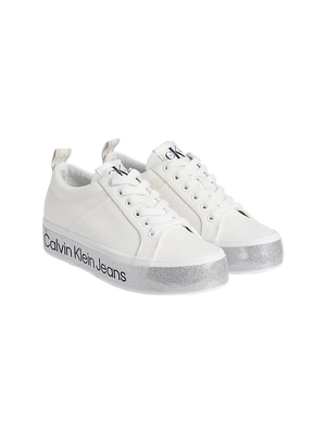 Calvin Klein Jeans – Vulcanized tenisky, Bílá barva
