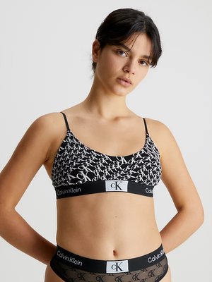 1996 Cotton braletka – Calvin Klein Underwear, Černá barva Ženy