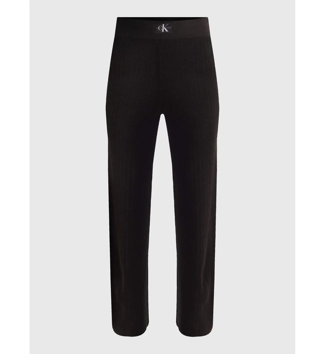 Calvin Klein Jeans – Variegated kalhoty, Černá barva