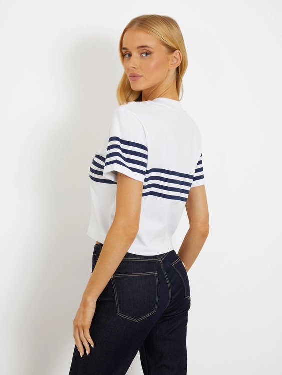 W4GI18K8FQ4-G011 TRIKO S/S – GUESS, Bílá barva Ženy