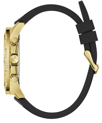 Majestic hodinky – GUESS, Černá, Zlatá barva Muži