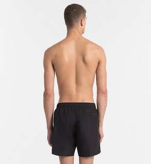 Plavecké šortky Core Solids – Calvin Klein Swimwear, Černá barva Muži, Muži