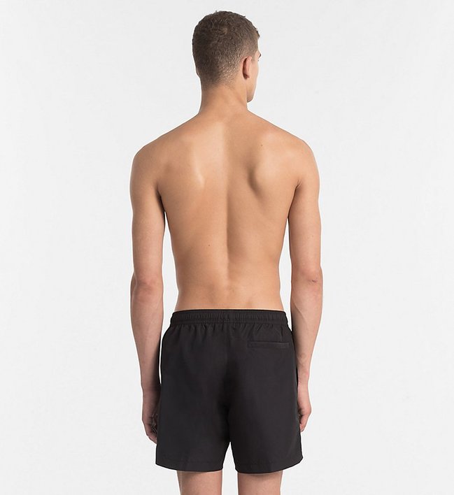 Plavecké šortky Core Solids – Calvin Klein Swimwear, Černá barva Muži, Muži