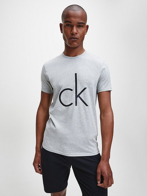 Calvin Klein Underwear – Pyžamové tričko, Šedá barva