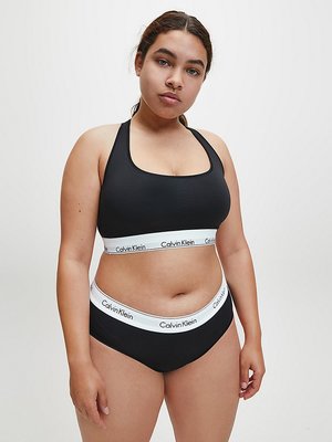 Modern cotton Hipstry PLUS SIZE – Calvin Klein Underwear, Černá barva Ženy
