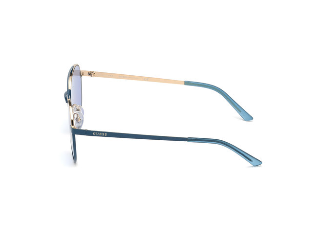 Guess – Sluneční brýle, Modrá, Růžové zlato barva 1