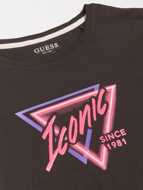 Guess, Černá barva Elsie triko