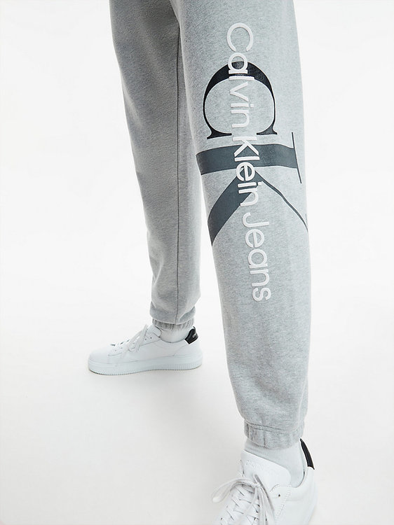 Luxusní Monogram tepláky, Šedá barva, S, M, L