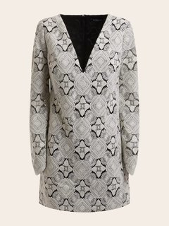 Luxusní Stella šaty, Bílá barva, 42(M)